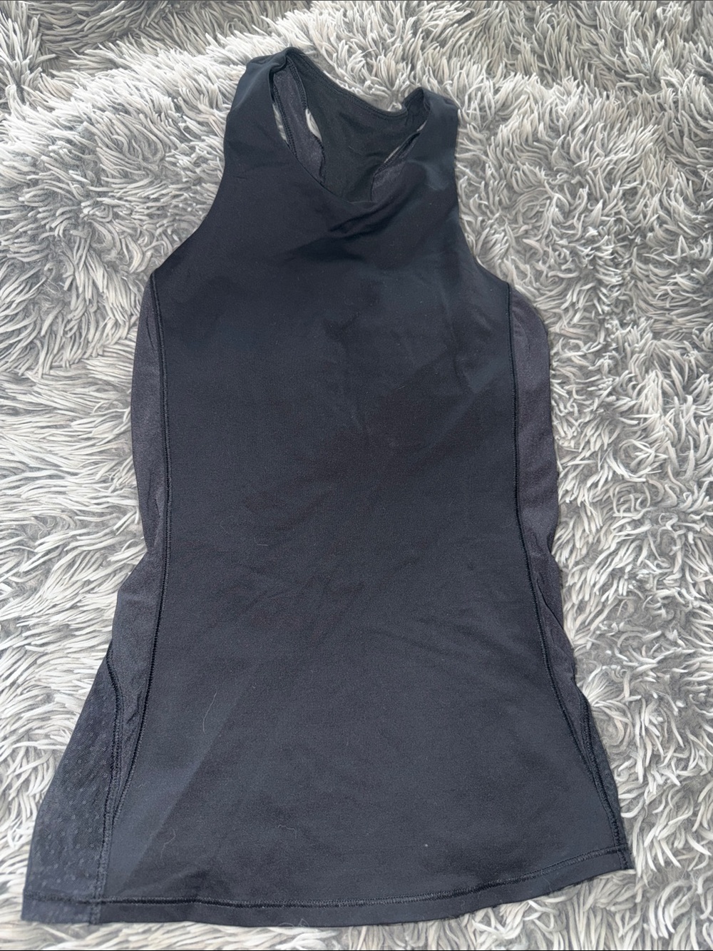 lululemon athletica Black Racerback Tank Top